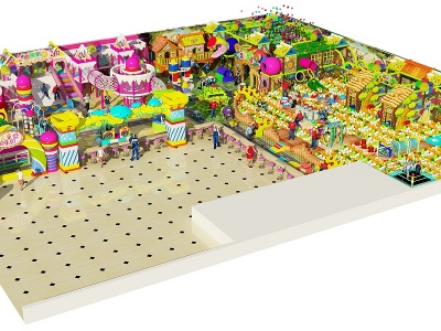 3d童乐园模型