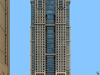 3d新古典楼房模型