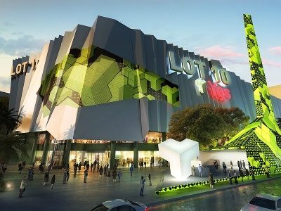 3d商场购物中心商业综合体模型