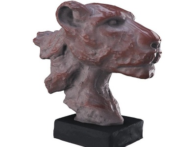 3d现代狮子雕塑模型