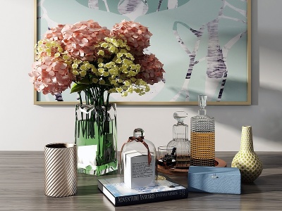 现代玻璃花瓶模型3d模型