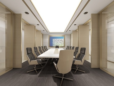 3d会议室报告厅模型