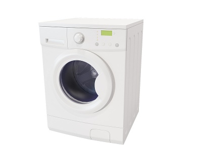现代滚筒洗衣机模型3d模型