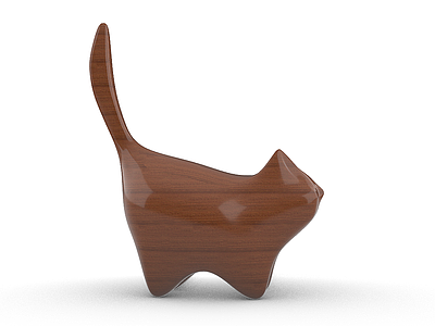 木艺猫3d模型