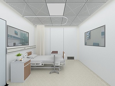 病房3d模型