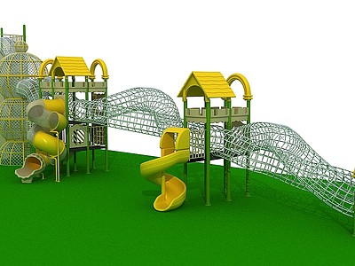 网龙儿童攀爬设施儿童设备模型