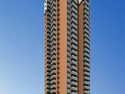 欧式住宅楼高层住宅楼模型3d模型