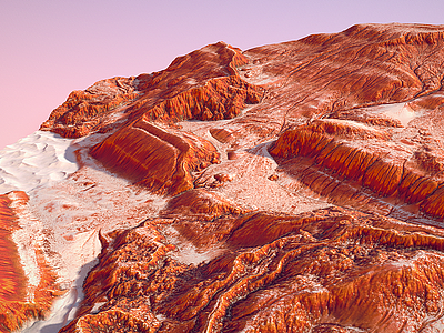 3d火山岩模型