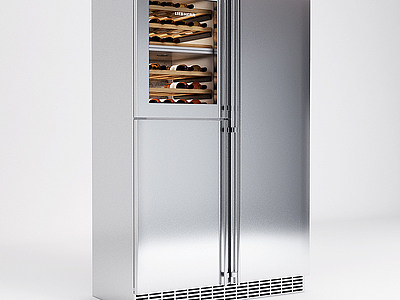 德国LIEBHERR冰箱模型3d模型