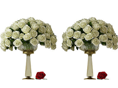 现代婚礼鲜花模型3d模型