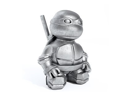 忍者神龟雕像模型3d模型