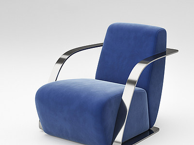现代单人沙发模型3d模型