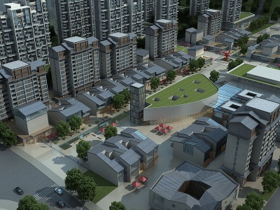 新中式住宅模型3d模型