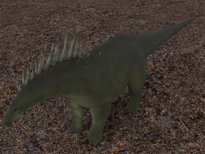 阿马加龙恐龙模型3d模型