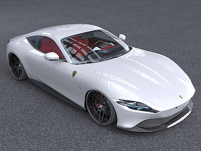 Ferrari法拉利SF90超跑模型3d模型