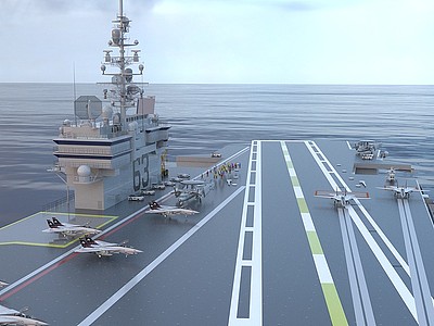 3d美国海军小鹰级航空母舰模型