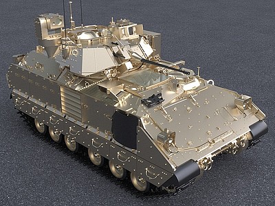 3d美国M3A3布雷德利骑兵战车模型