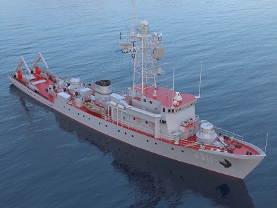 海军扫雷舰模型