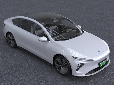 NIO蔚来ET7新能源汽车模型3d模型