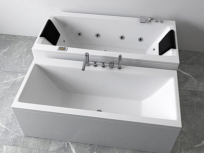 现代浴缸模型3d模型