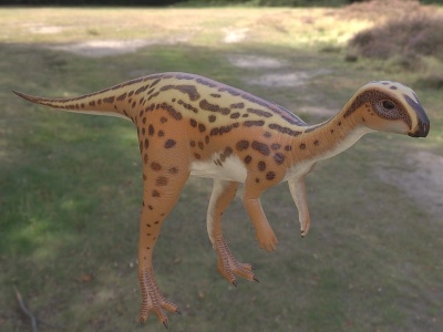 3d侏罗纪晚期食草性恐龙模型