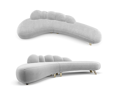 现代异形沙发模型