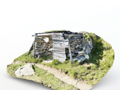现代森林小屋模型3d模型