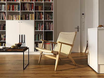 3d北欧休闲椅模型