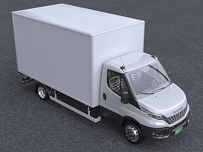 货拉拉中小型货车3d模型