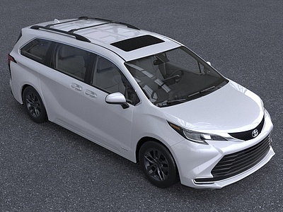 2022款丰田塞纳汽车模型3d模型