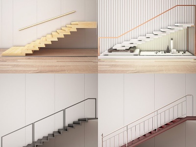楼梯梯子3d模型