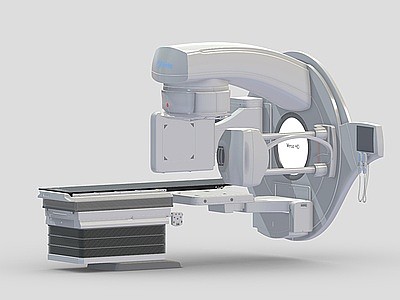 3d现代医疗器材CT机模型