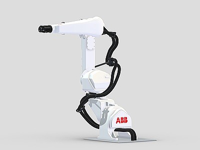 3d高科技智能机器人机械臂模型