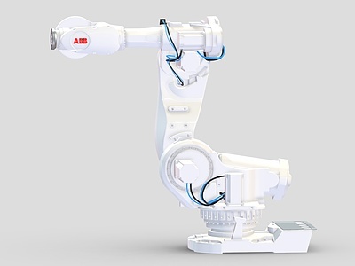 现代科技智能机器人机械臂模型3d模型
