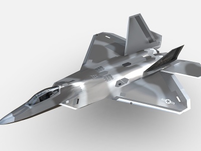 飞机猛禽战斗机战机隐身模型3d模型
