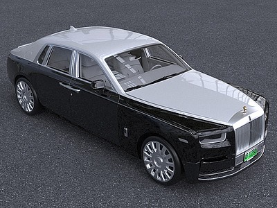 2021劳斯莱斯幻影豪车汽车模型