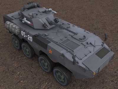3d坦克兵战车装甲车模型