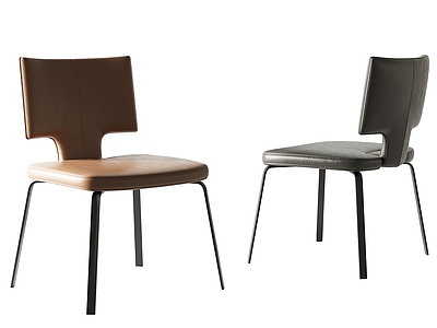 现代餐椅模型