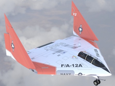 3d隐形攻击机轰炸机模型