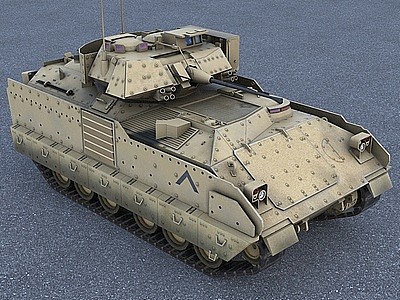 3d步兵战车布雷德利战车坦克模型