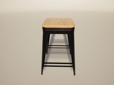 铁艺吧台椅模型3d模型