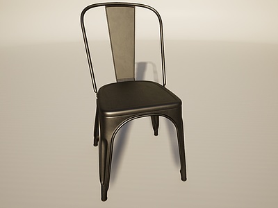 3d铁皮椅子<font class='myIsRed'>欧式铁艺</font>工业风模型