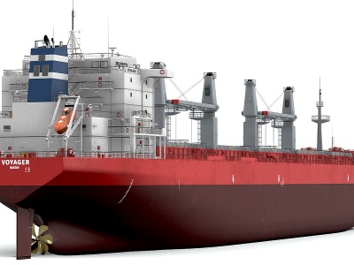 货船轮船货轮3d模型