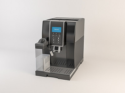 3d家用电器全自动触屏咖啡机模型