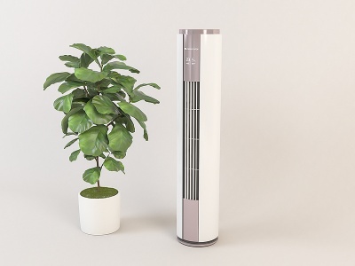 家用电器立式空调扇模型3d模型