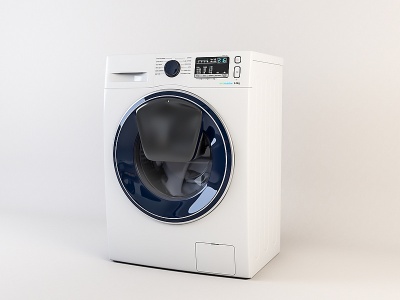 3d家用电器洗衣机模型
