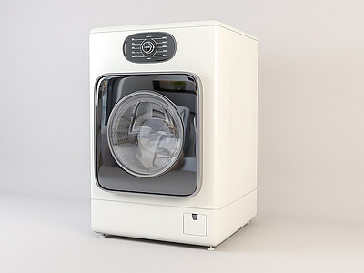 家用电器全自动滚筒洗衣机模型