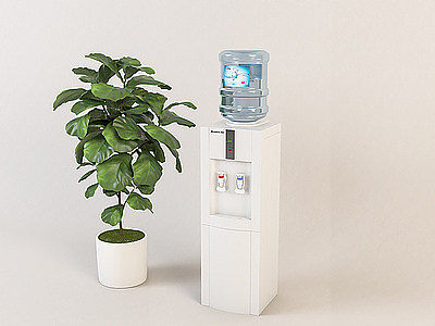 3d家用电器饮水机模型