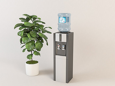 家用电器饮水机模型3d模型