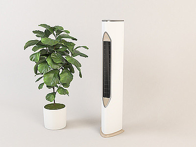 家用电器空调扇模型3d模型